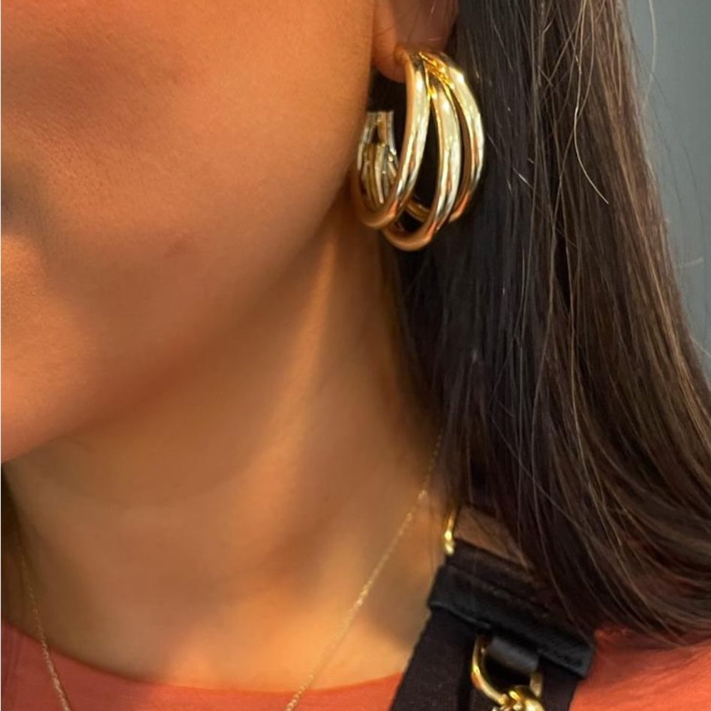 Gold Hoop Earrings